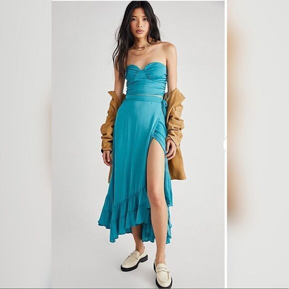 Free People - Rendezvous Set turquoise by free people - Picture 1 of 6